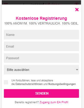 Bevor die Bewertung gesendet werden kann, registriere dich KOSTENLOS